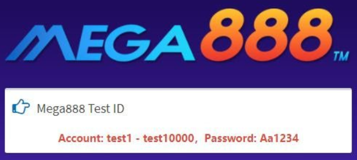 mã kiểm tra mega888